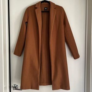Zara Camel Lapel Coat - S